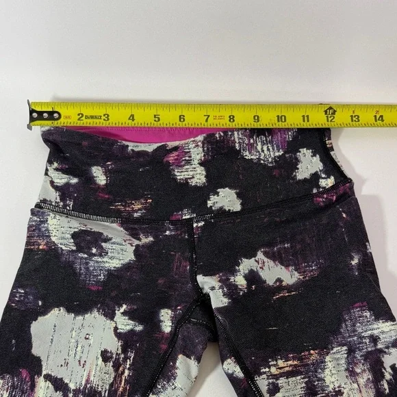 Lululemon Wunder Under Pant Leggings Kara Blossom Multi size 4 - Picture 8 of 11